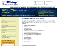 Tripti Gyan - Physiotherapist - Click to Visit The Site